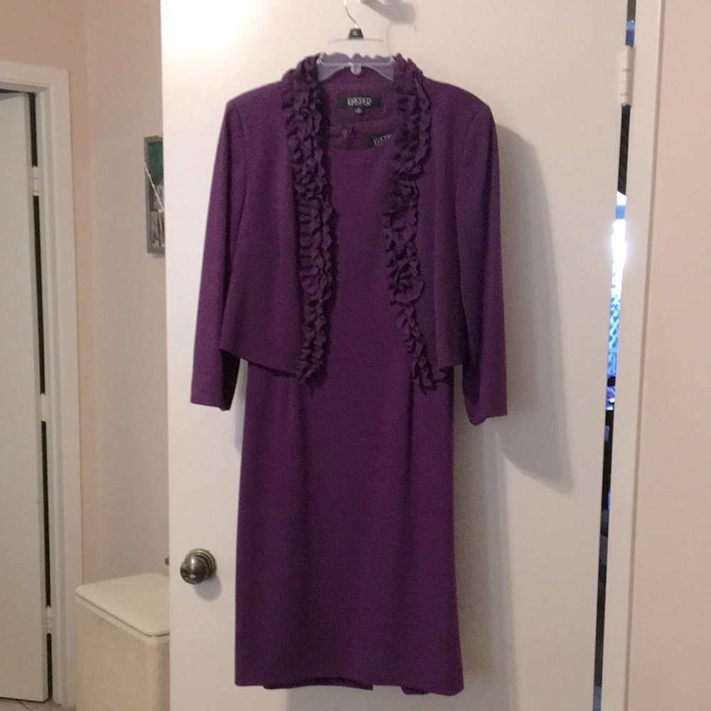 Two piece jacket dress